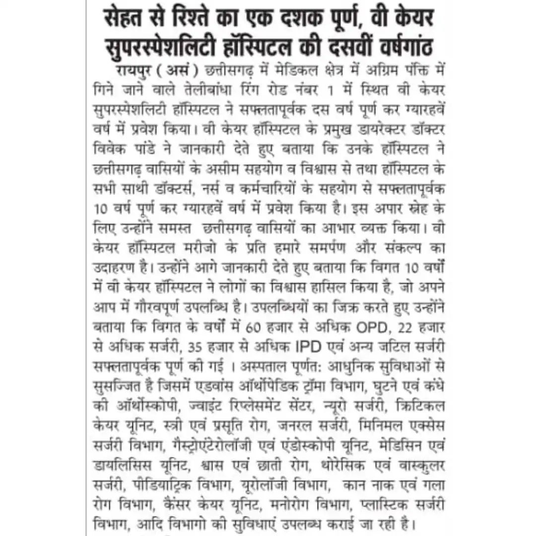 We Care Superspeciality Hospital_Review_Pratik